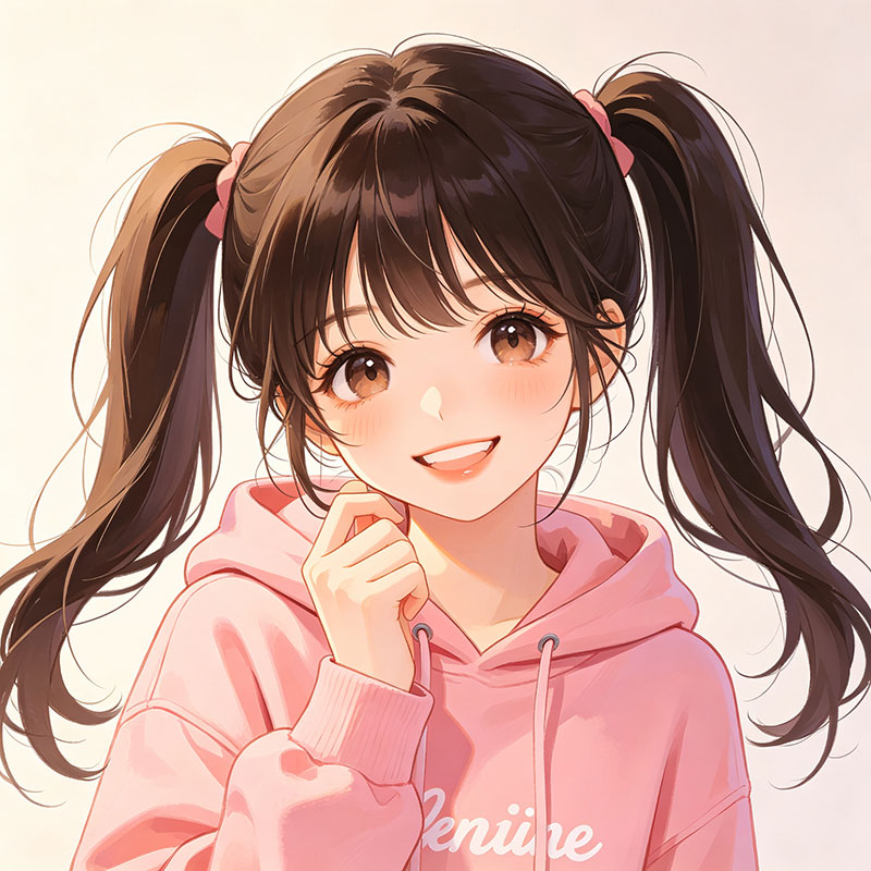 tofai元气少女AI人设头像