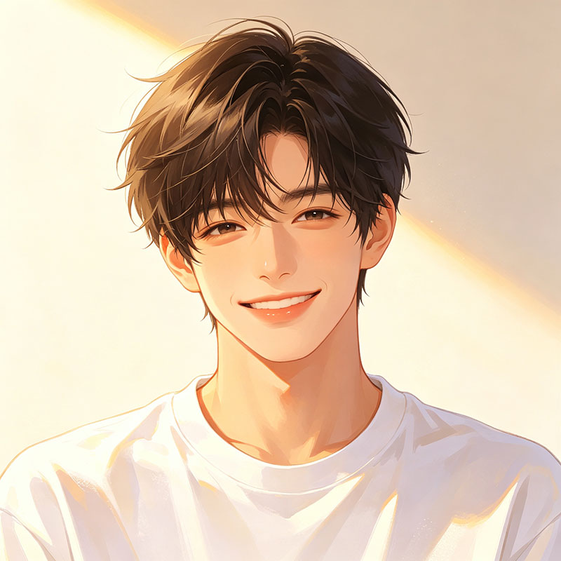 tofai阳光暖男AI人设头像